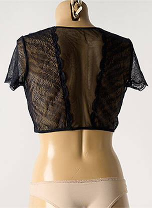 Top/caraco stretch noir IMPLICITE femme