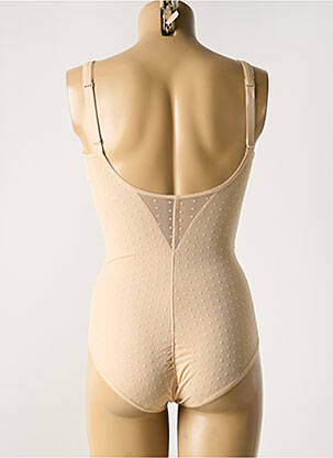 Body lingerie fermeture pressionnée chair GEMMA DE LOU femme