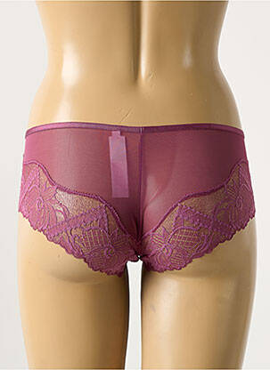 Shorty tissage satiné violet CHANTELLE femme