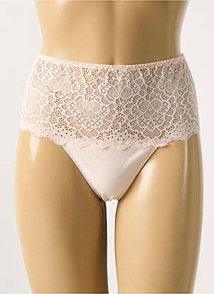 Culotte haute tissage satiné rose SIMONE PERELE femme