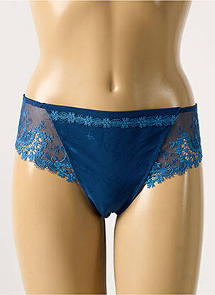 Tanga stretch bleu SIMONE PERELE femme