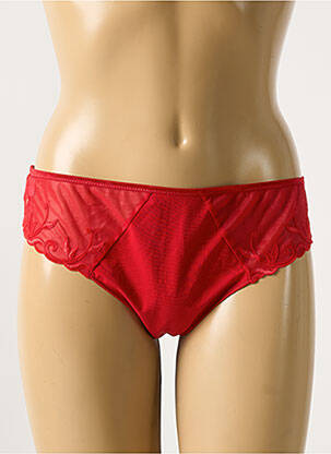 Tanga tissage satiné rouge SIMONE PERELE femme