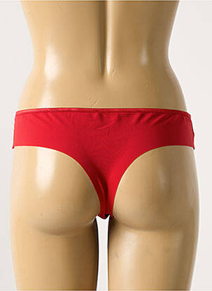 Tanga tissage satiné rouge SIMONE PERELE femme