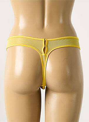 Tanga stretch jaune SIMONE PERELE femme