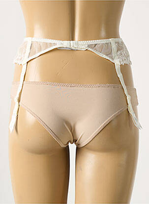 Guêpière/porte-jarretelle broderie beige SIMONE PERELE femme