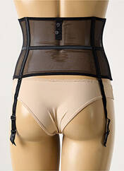 Guêpière/Porte-jarretelle noir IMPLICITE pour femme seconde vue