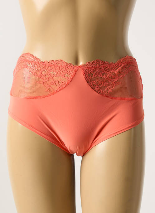 Culotte tissage satiné orange IMPLICITE femme
