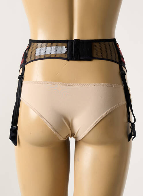 Guêpière/Porte-jarretelle noir CHANTELLE pour femme