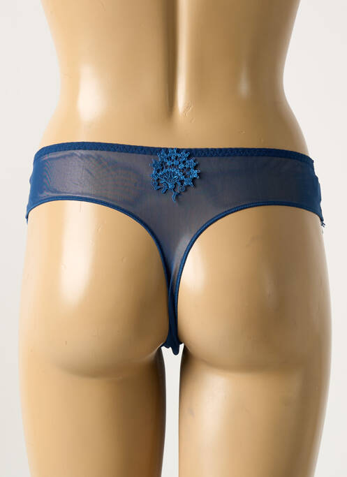 Tanga bleu SIMONE PERELE pour femme