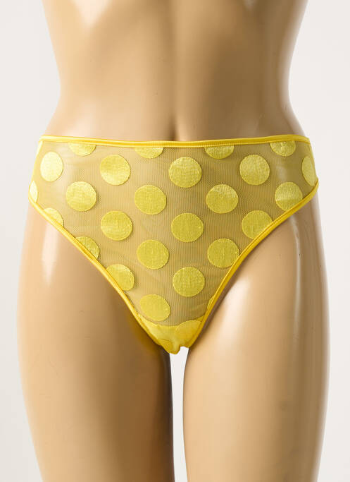 Tanga jaune SIMONE PERELE femme