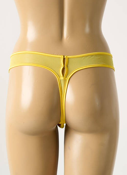 Tanga jaune SIMONE PERELE femme