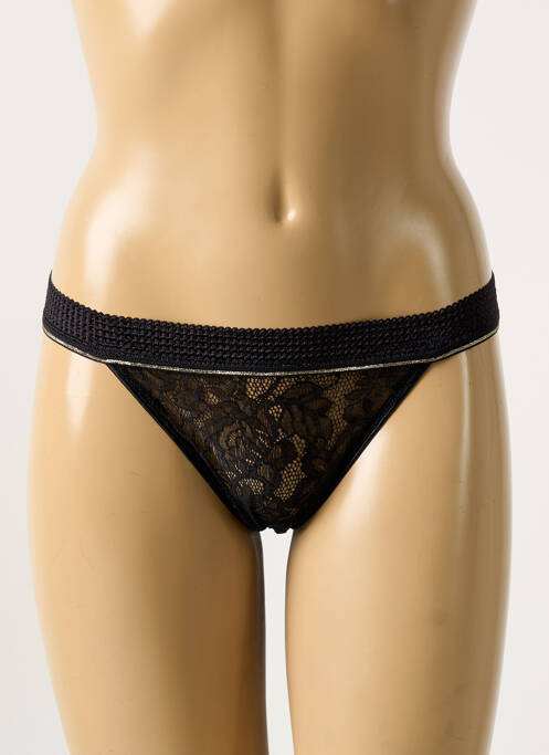 Tanga noir SIMONE PERELE pour femme