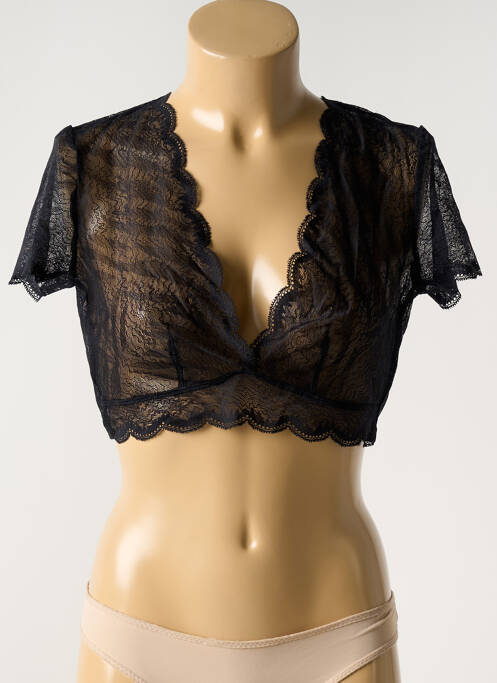 Top/Caraco noir IMPLICITE pour femme