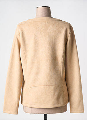 Veste casual col rond beige FRANSA femme