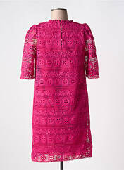 Robe courte rose LA PETITE ETOILE pour femme seconde vue