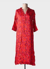 Robe longue rouge DIPLODOCUS pour femme seconde vue