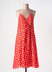 Robe mi-longue orange DIPLODOCUS pour femme seconde vue