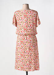 Robe mi-longue rose DIPLODOCUS pour femme seconde vue