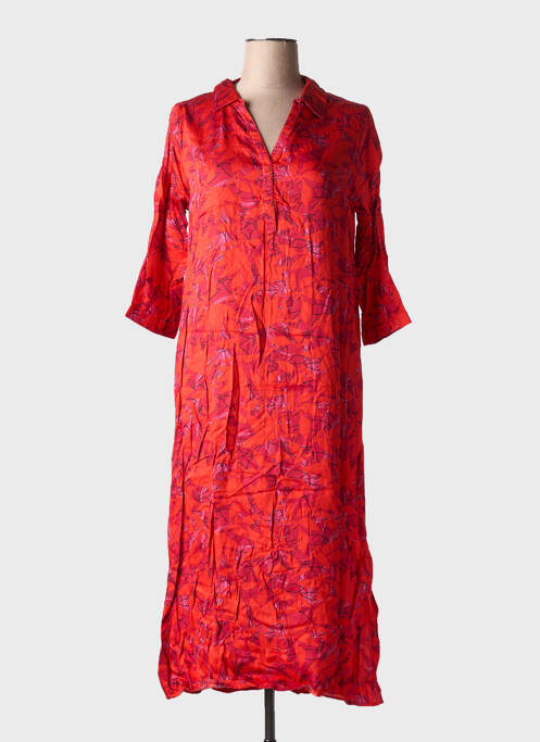 Robe longue rouge DIPLODOCUS pour femme
