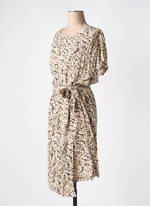 Robe mi-longue beige MEXX pour femme