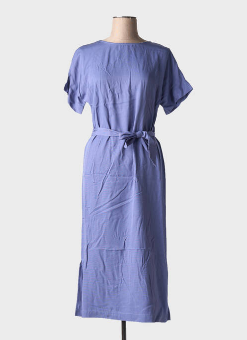 Robe mi-longue bleu CKS pour femme