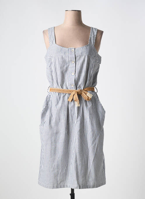 Robe mi-longue bleu LOLA ESPELETA pour femme