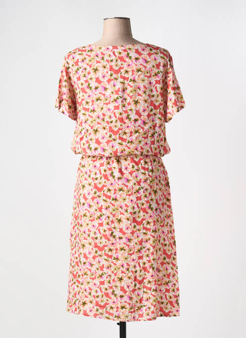 Robe mi-longue rose DIPLODOCUS femme