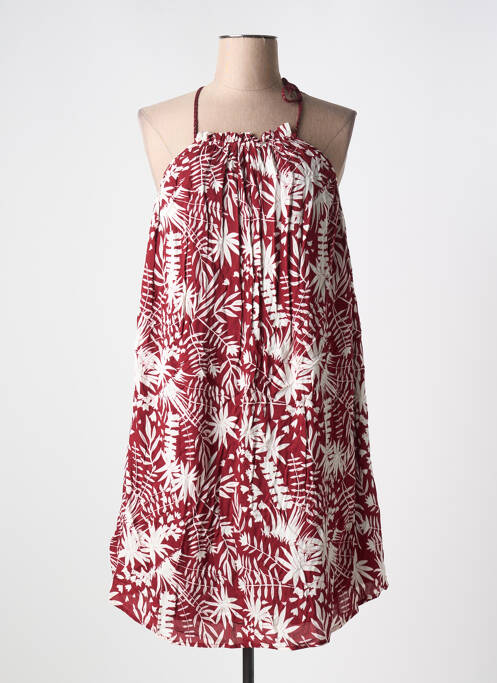 Robe mi-longue rouge FREEMAN T.PORTER pour femme