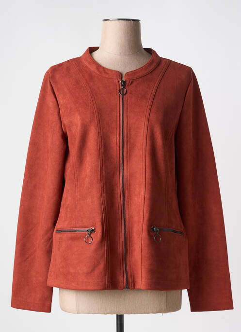 Veste casual marron FRANSA pour femme