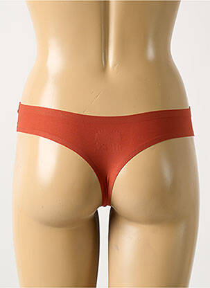 Tanga stretch orange CHANTELLE femme