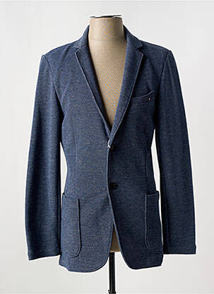 Blazer tissage chiné bleu STRELLSON homme