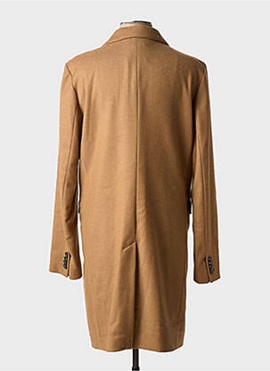Manteau long manches longues sans capuche marron CLOSED homme