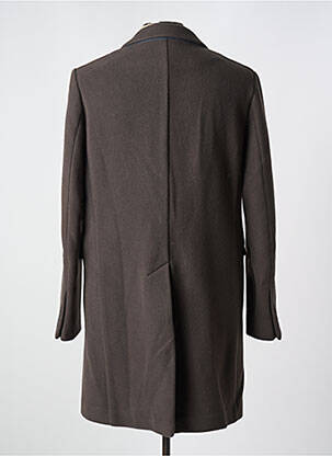 Manteau long manches longues sans capuche marron CLOSED homme