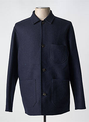 Manteau court poches sans capuche bleu CLOSED homme
