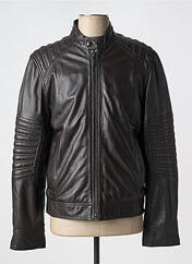 Veste en cuir marron STRELLSON pour homme seconde vue