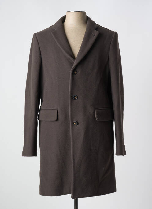 Manteau long marron CLOSED pour homme