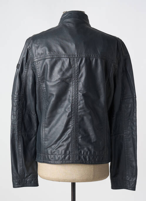 Veste en cuir noir STRELLSON pour homme