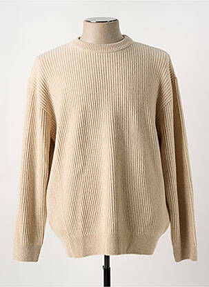Pull col rond manches longues beige CLOSED homme