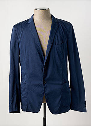 Veste casual fermeture boutonnée sur le devant bleu STRELLSON homme