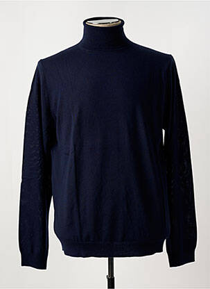 Pull col roulé coupe cintrée manches longues bleu CLOSED homme