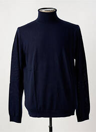 Pull col roulé coupe cintrée manches longues bleu CLOSED homme
