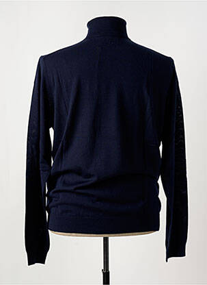 Pull col roulé coupe cintrée manches longues bleu CLOSED homme