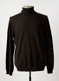 Pull col roulé coupe cintrée manches longues marron CLOSED homme