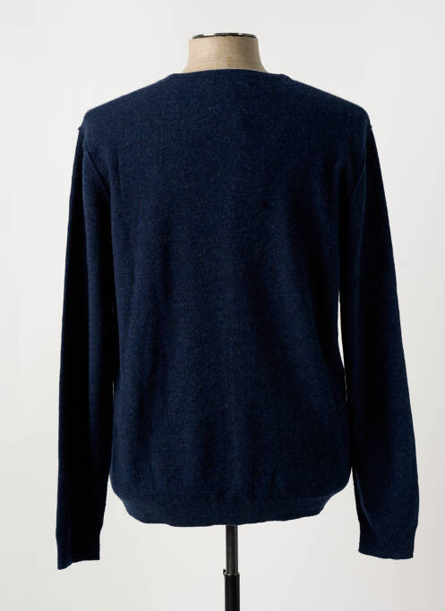 Gilet manches longues bleu JARDIN PRIVÉ pour homme