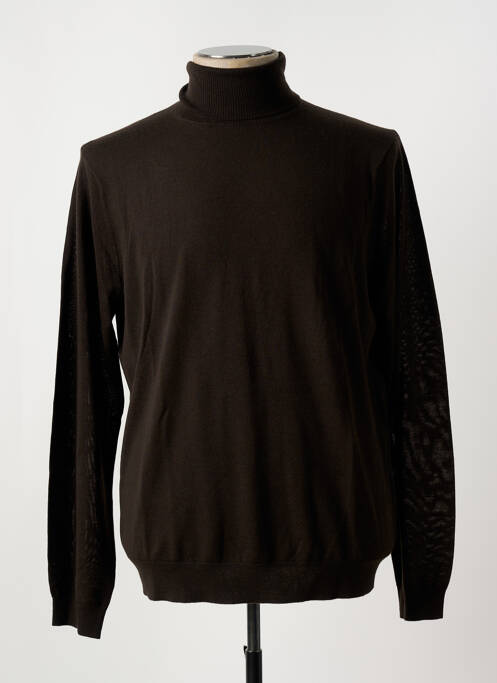 Pull col roulé marron CLOSED pour homme