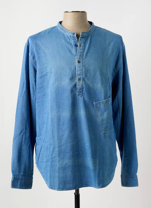 Chemise manches longues bleu CLOSED pour homme