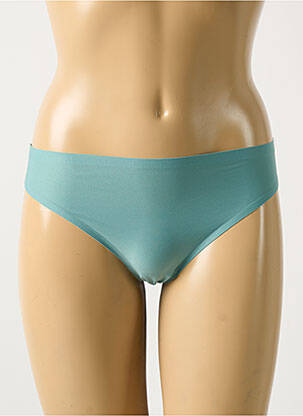 Tanga stretch bleu CHANTELLE femme