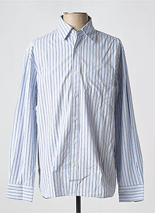 Chemise manches longues imprimé rayures bleu CLOSED homme
