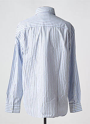 Chemise manches longues imprimé rayures bleu CLOSED homme