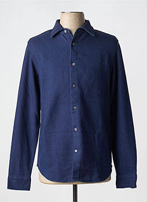 Chemise manches longues coupe cintrée bleu CLOSED homme